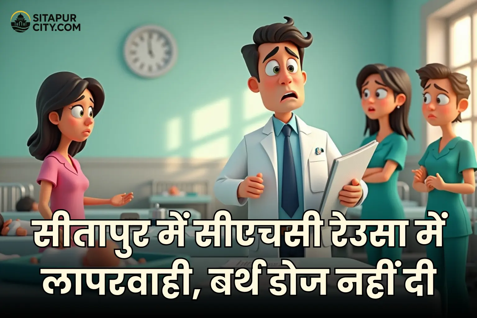 birth dose negligence in sitapur chc