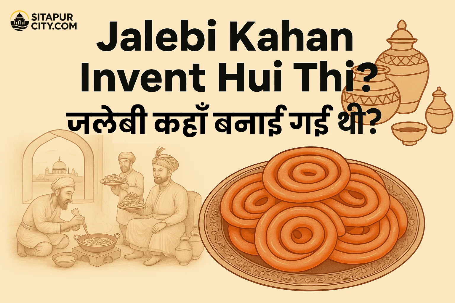 jalebi kaha invent hui thi?