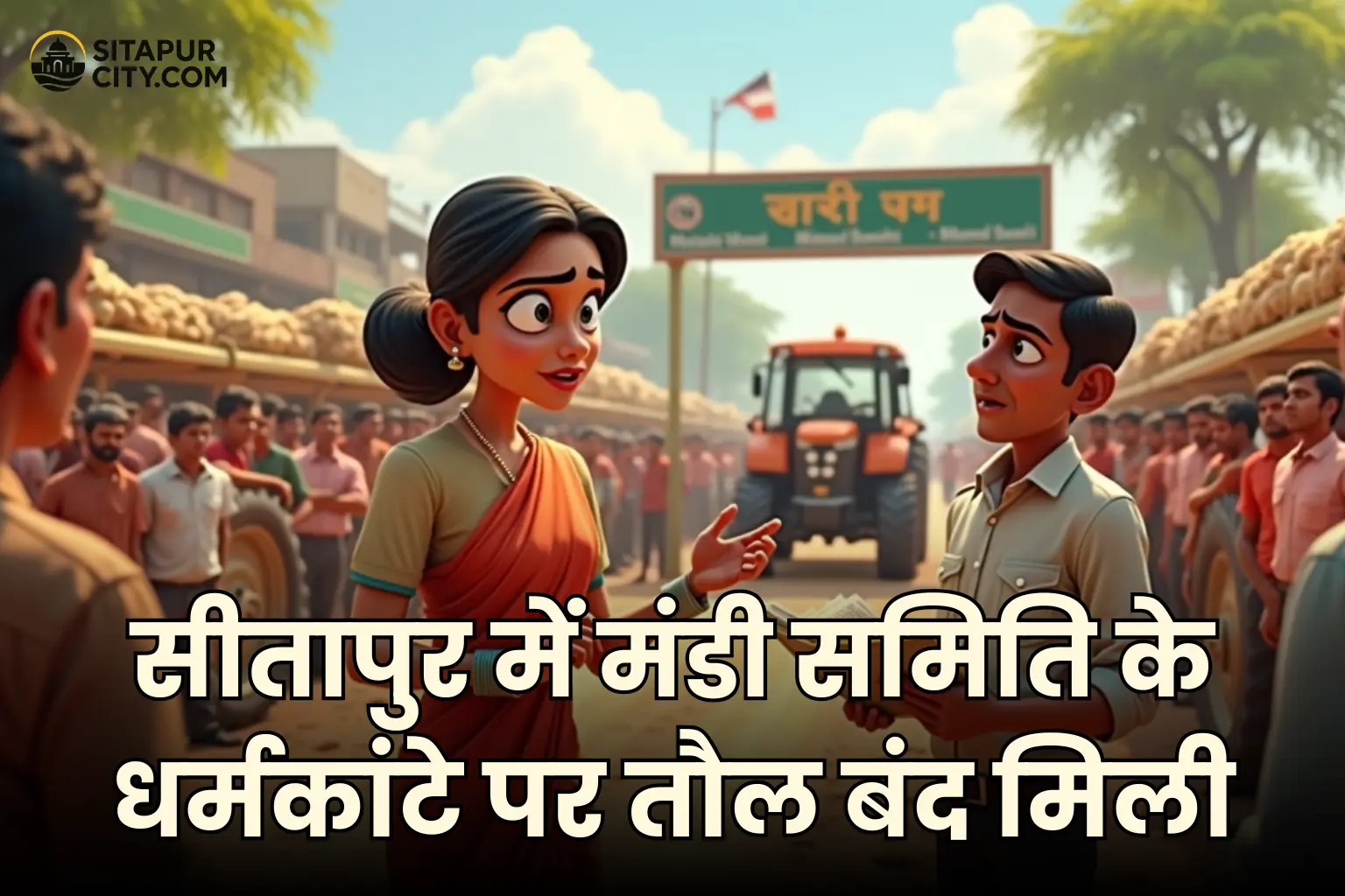 mandi weighing machine stopped issue