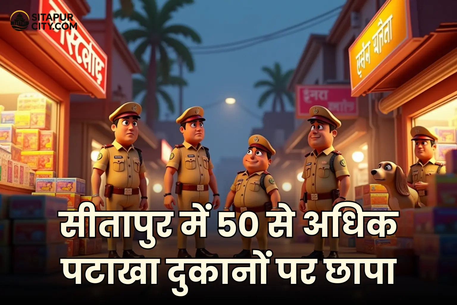 sitapur explosive checking drive