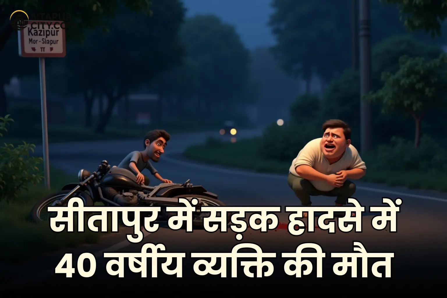 sitapur road accident news