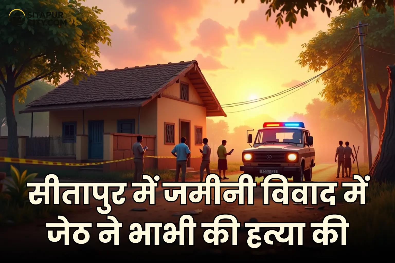 uncle nephew land dispute murder sitapur