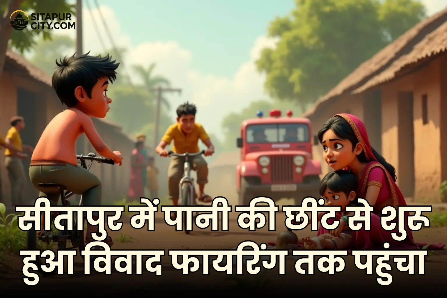 water dispute firing incident sitapur