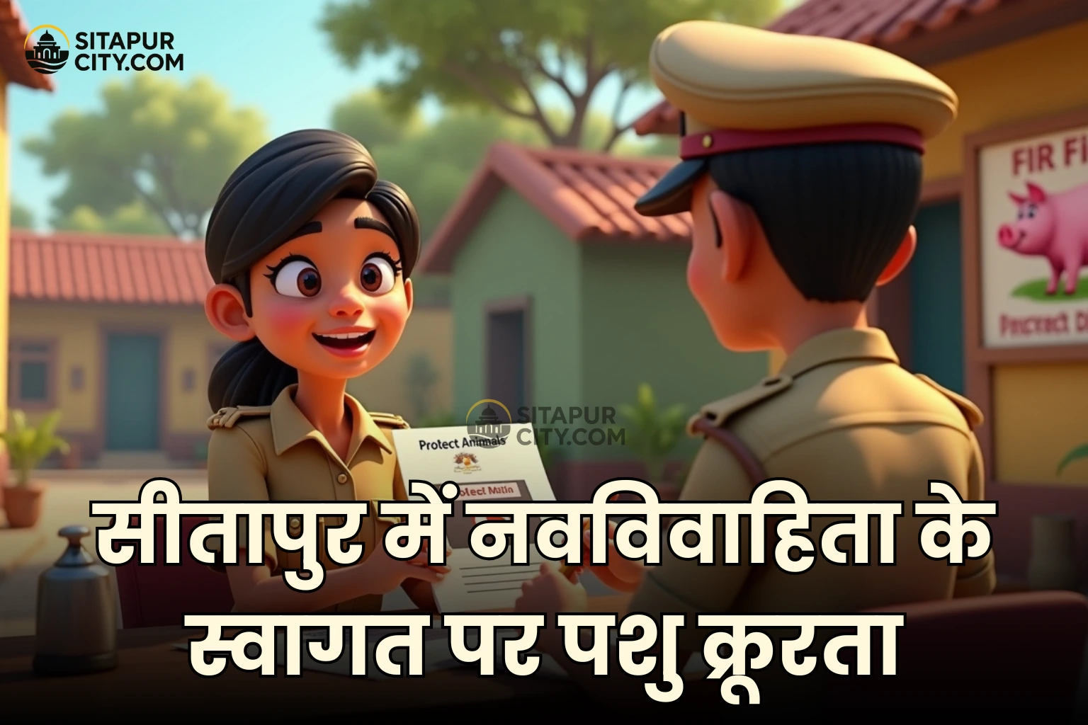 animal cruelty case sitapur