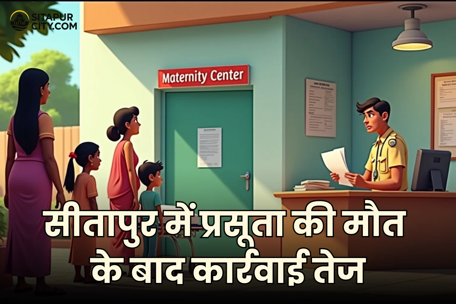 case filed against maternity center sitapur