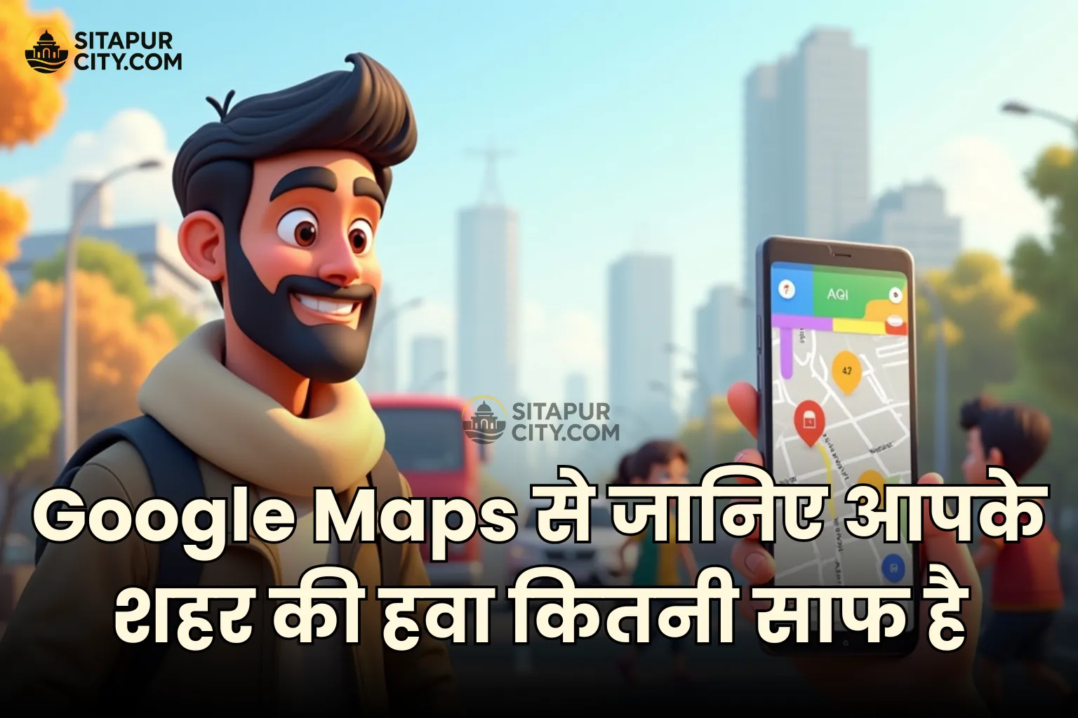 check aqi on google maps