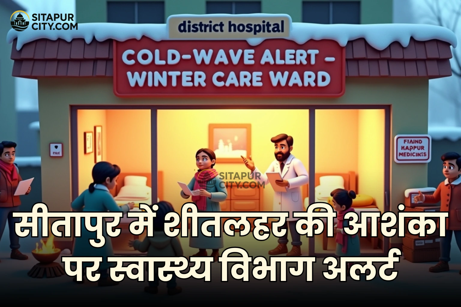 cold wave health alert sitapur