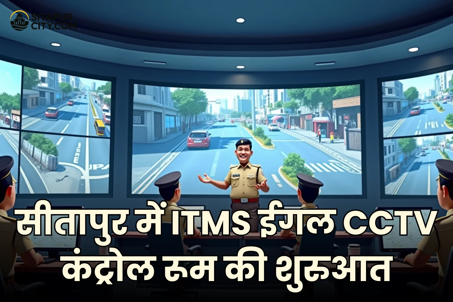 itms eagle cctv control room sitapur