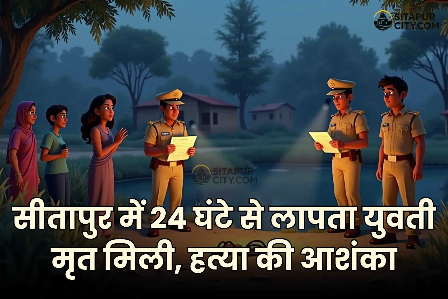 missing girl found dead sitapur