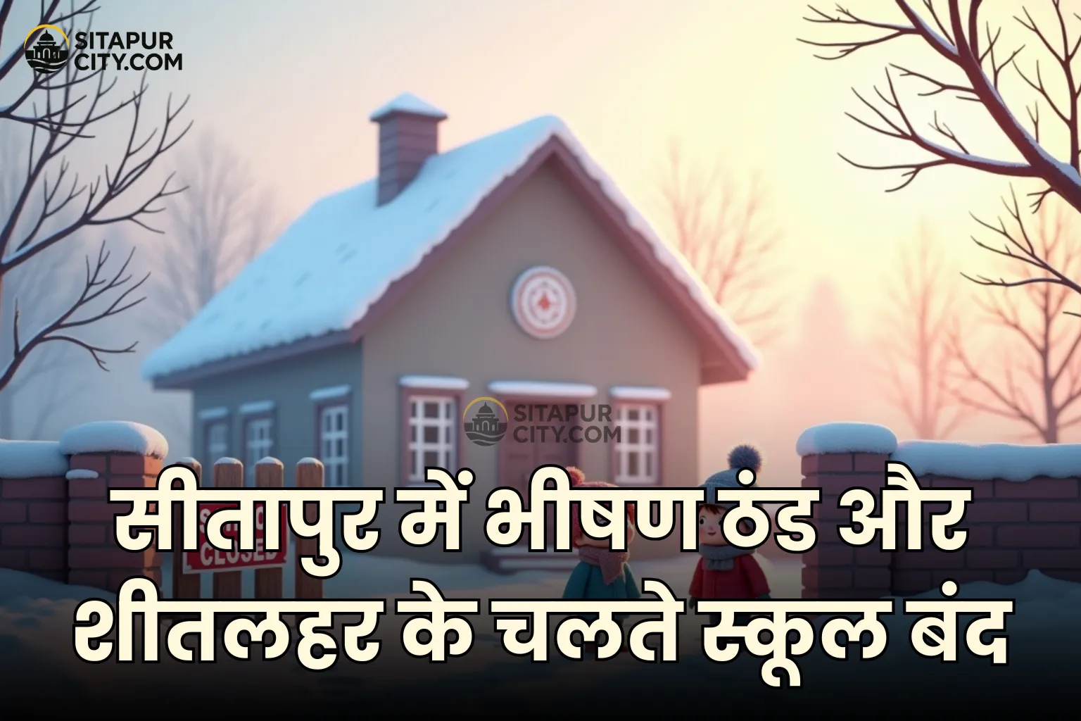 sitapur schools closed due to cold wave