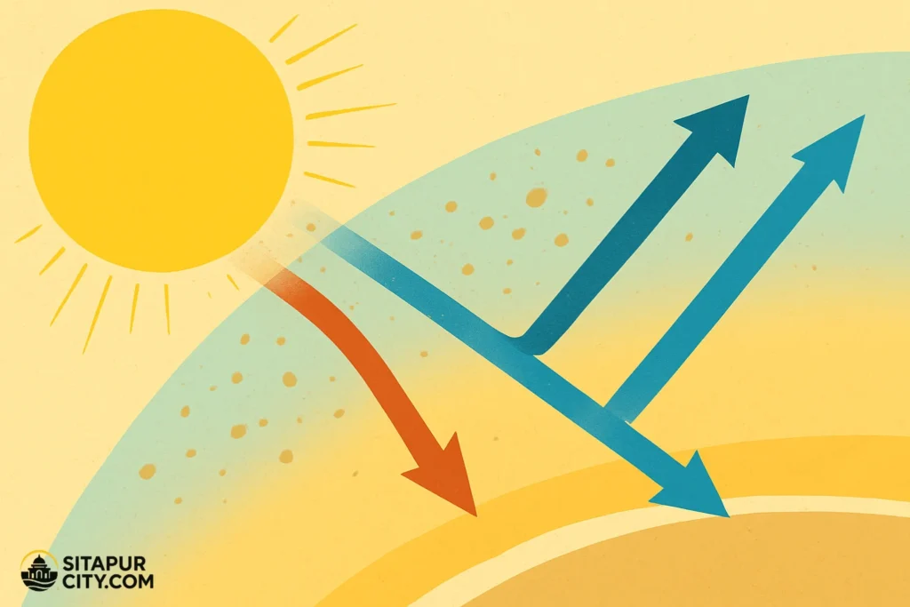 suraj ka asli rang kya hai?