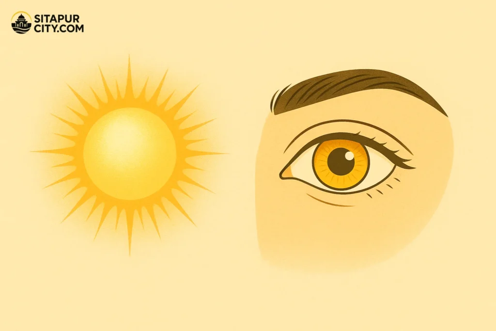 suraj ka asli rang kya hai?