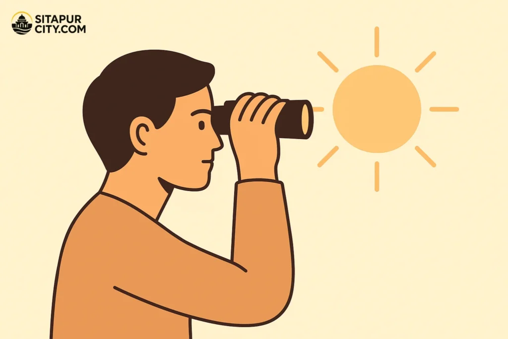 suraj ka asli rang kya hai?