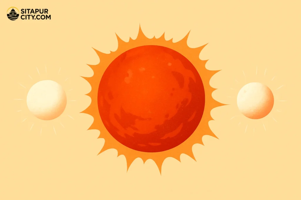 suraj ka asli rang kya hai?