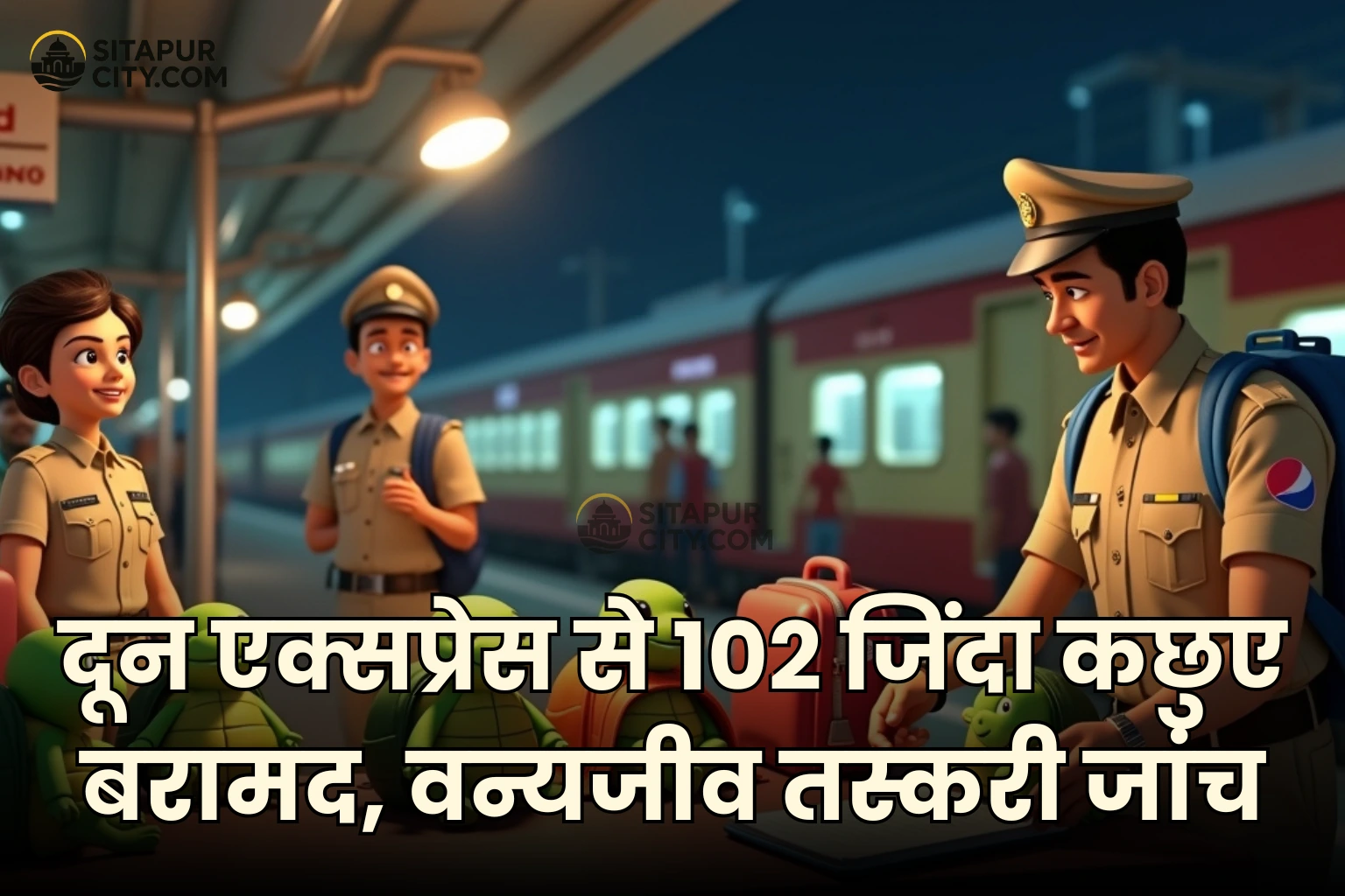 turtle smuggling on doon express